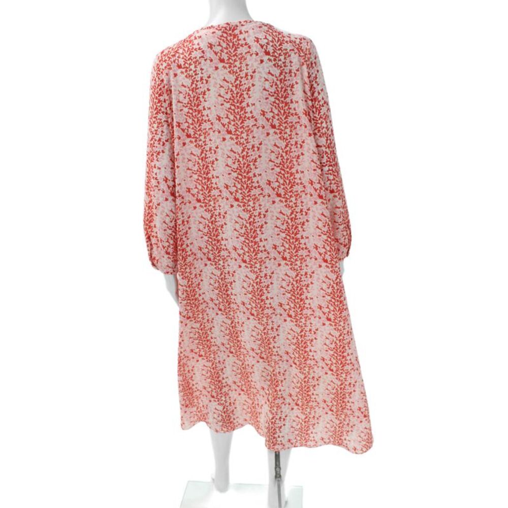 & Other Stories Women Kaftan Dress Multicolor Floral Long Sleeve Size 6 - Picture 3 of 5